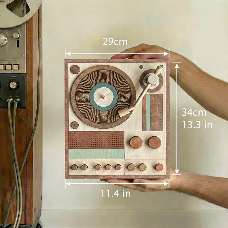 Interactive Analog Turntable Sculpture - 5
