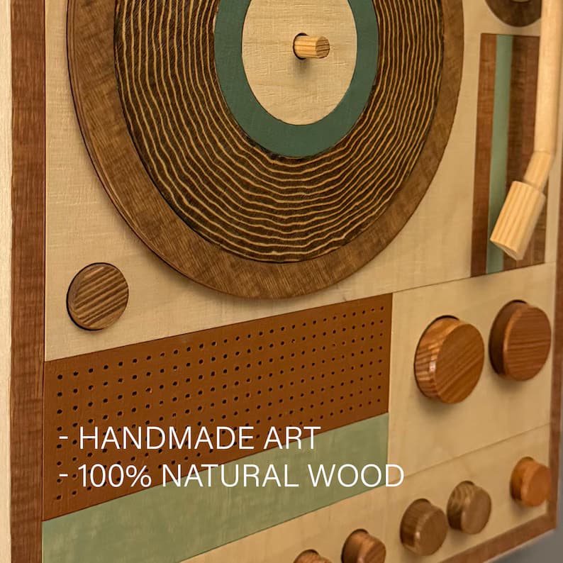 Interactive Analog Turntable Sculpture - 10