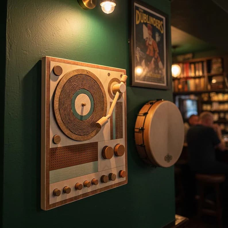 Interactive Analog Turntable Sculpture - 4