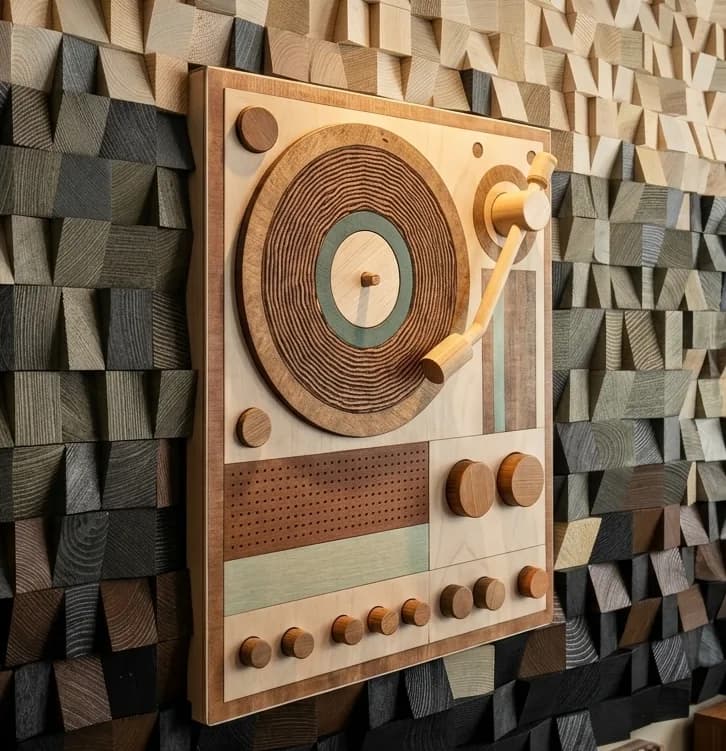 Interactive Analog Turntable Sculpture - 7