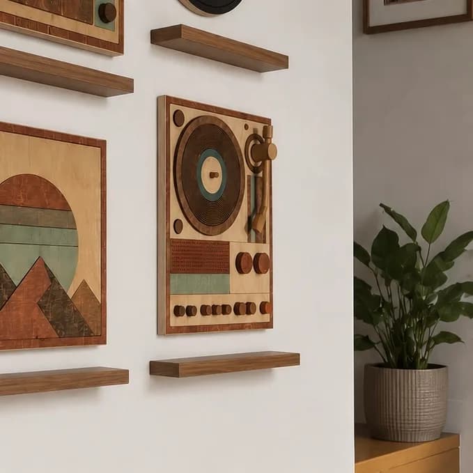 Interactive Analog Turntable Sculpture - 6