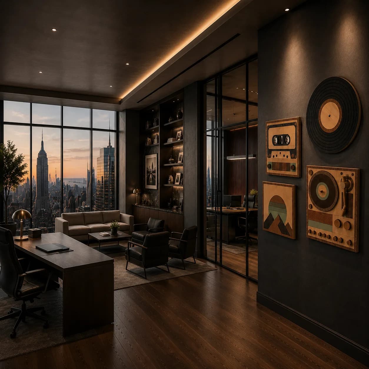 Music Themed Office Decor and Design