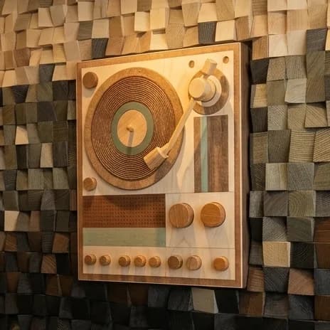 Interactive Analog Turntable Sculpture - 9